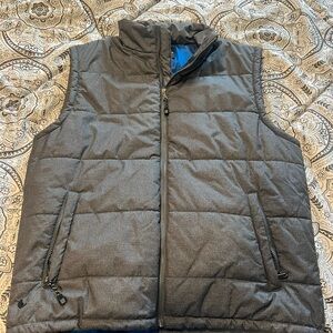 Men's Charcoal Quilted Vest